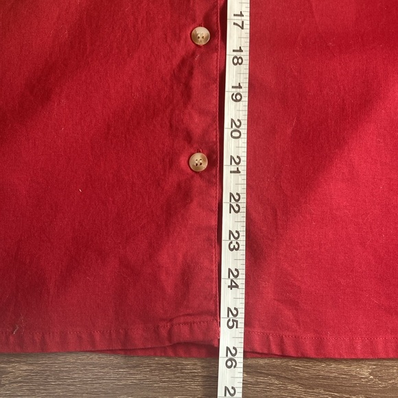 Bobbie Brooks Maroon Blouse Top Size Large 12/14 Jungle Animals EUC - Picture 6 of 10